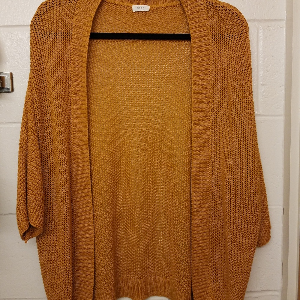 Mustard Yellow Cardigan